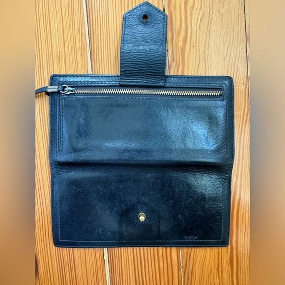 Madewell Black Leather Wallet - Picture 4 of 9